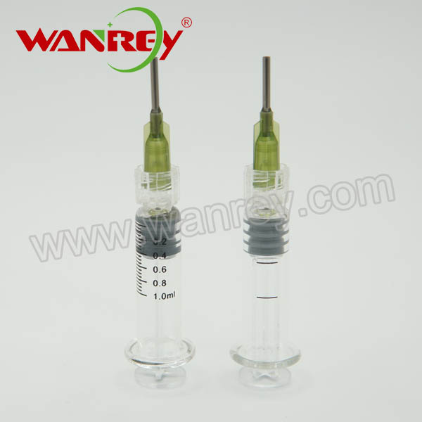 1ML Glass Dab Applicator luer lock Syringe